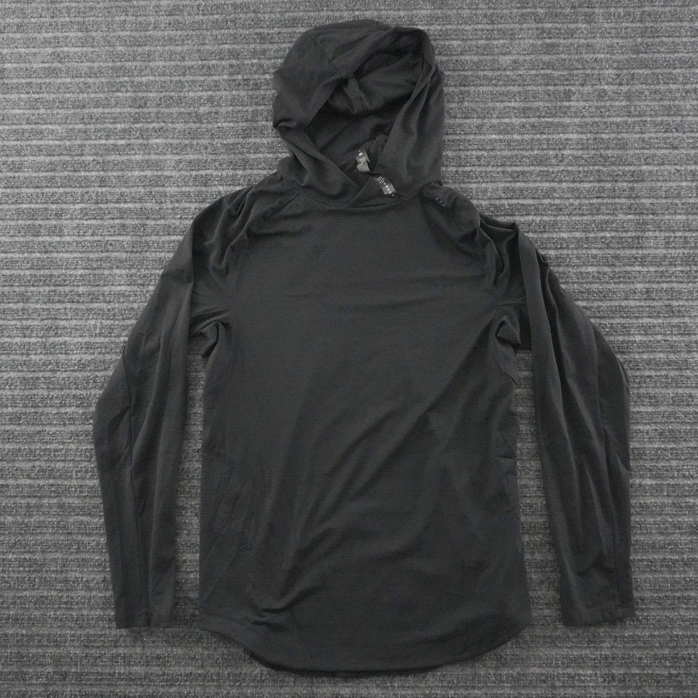 Lululemon Metal Vent Tech Hoodie Mens Size S Black Long Sleeve Performance Top